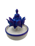 Bild in Galerie-Betrachter laden, Buddha in Bloom Tischbrunnen – Einzigartiger 3D-gedruckter Wasserbrunnen für Zuhause