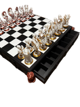 Bild in Galerie-Betrachter laden, Angelic Chess Board – Einzigartiges 3D-Druck Kunstwerk