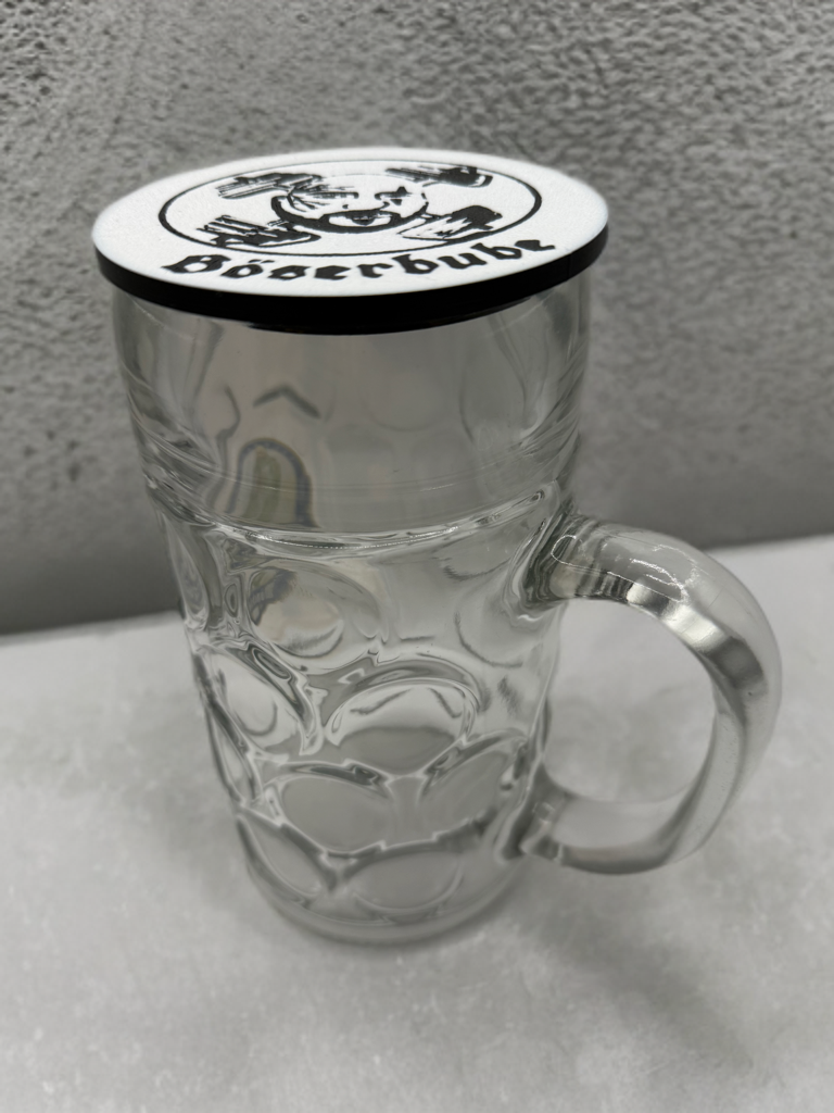 Böserbube Bierkrug-Deckel – Fanartikel / Schutzdeckel für Maßkrüge & Gläser