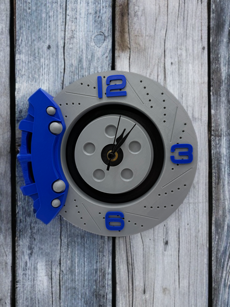 Bremszeit! Wanduhr