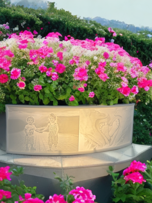 Gebogenes Lithophane Nachtlicht XL