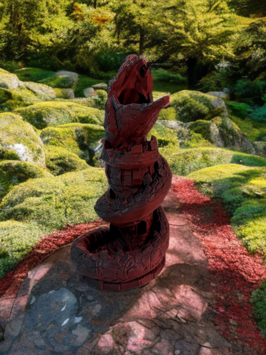 🐍🎲 Basilisk Dice Tower – Der Würfelturm der Schlange