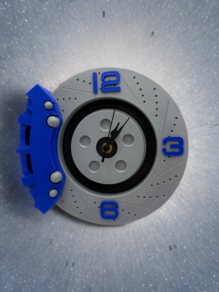 Bremszeit! Wanduhr