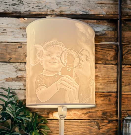 Individueller Lithophane Lampenschirm nach Maß – Perfekt für Ihre Lampe
