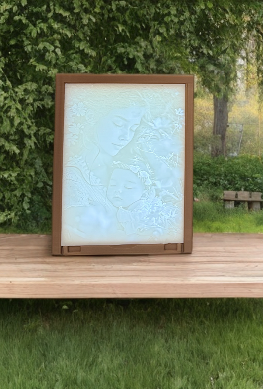 Lithophane Bild im stilvollen Rahmen