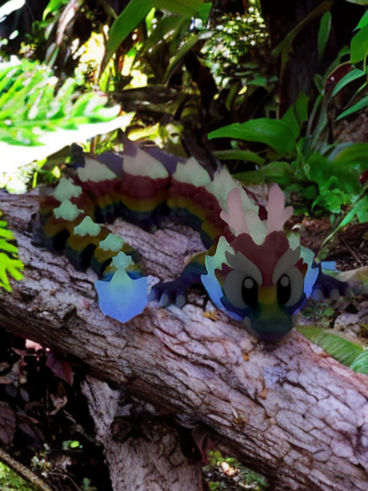 🌈 Lumiflix – Der magische Flexi-Drache mit Leuchteffekt! 🐉✨