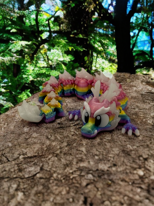 🌈 Lumiflix – Der magische Flexi-Drache mit Leuchteffekt! 🐉✨