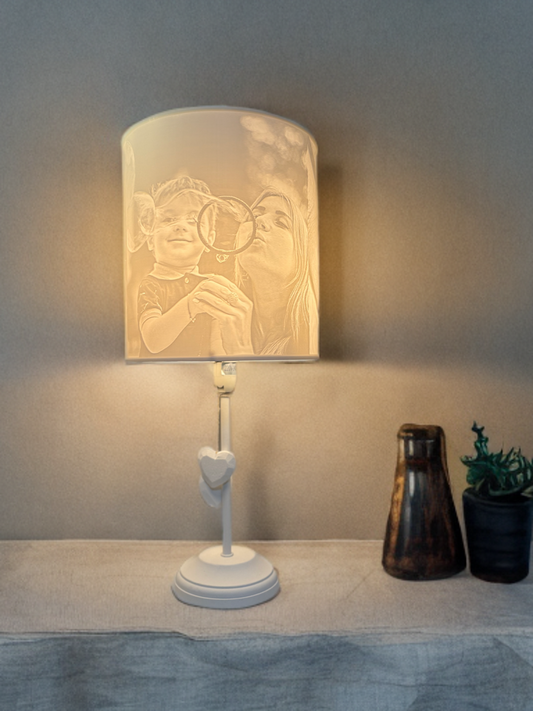 Individuelle Stehlampe Lithophane