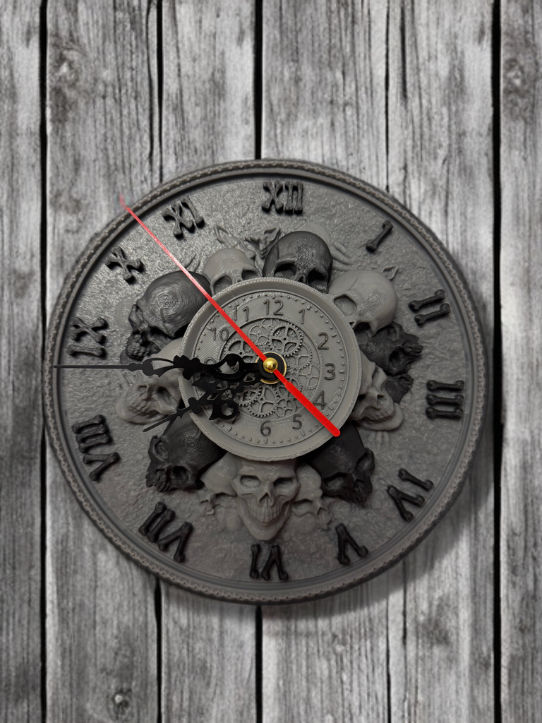 Timeless Skull Wall Clock – Die Zeit vergeht, der Stil bleibt! ☠️