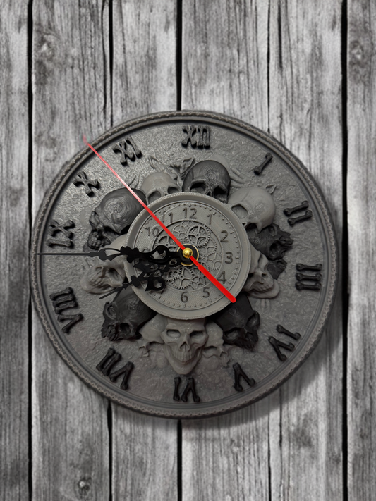 Timeless Skull Wall Clock – Die Zeit vergeht, der Stil bleibt! ☠️