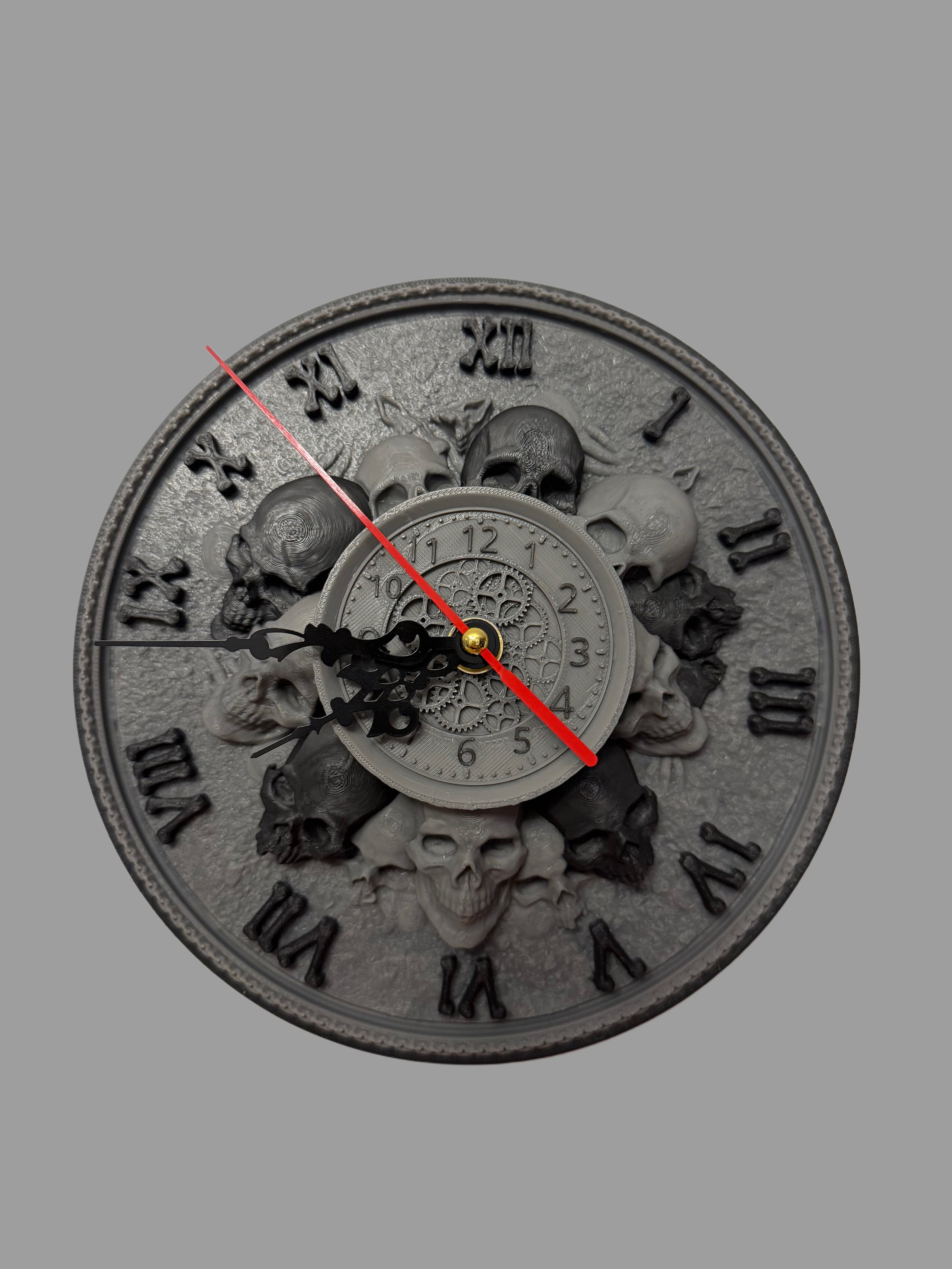 Timeless Skull Wall Clock – Die Zeit vergeht, der Stil bleibt! ☠️