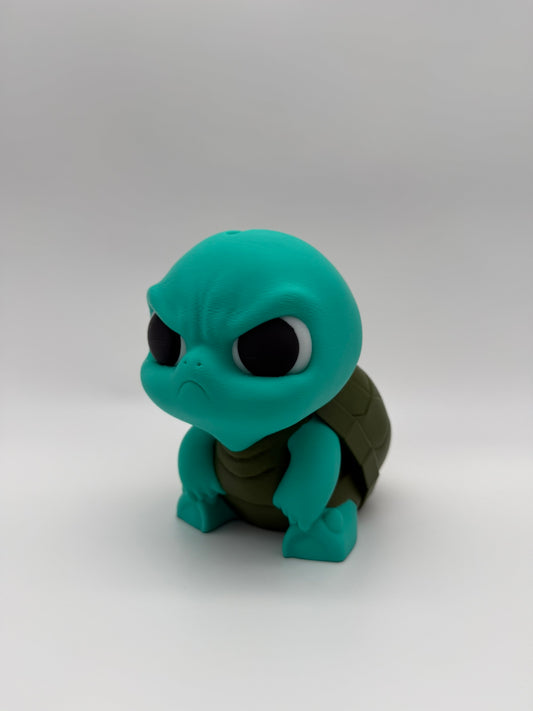 Angry Baby Turtle Money Box