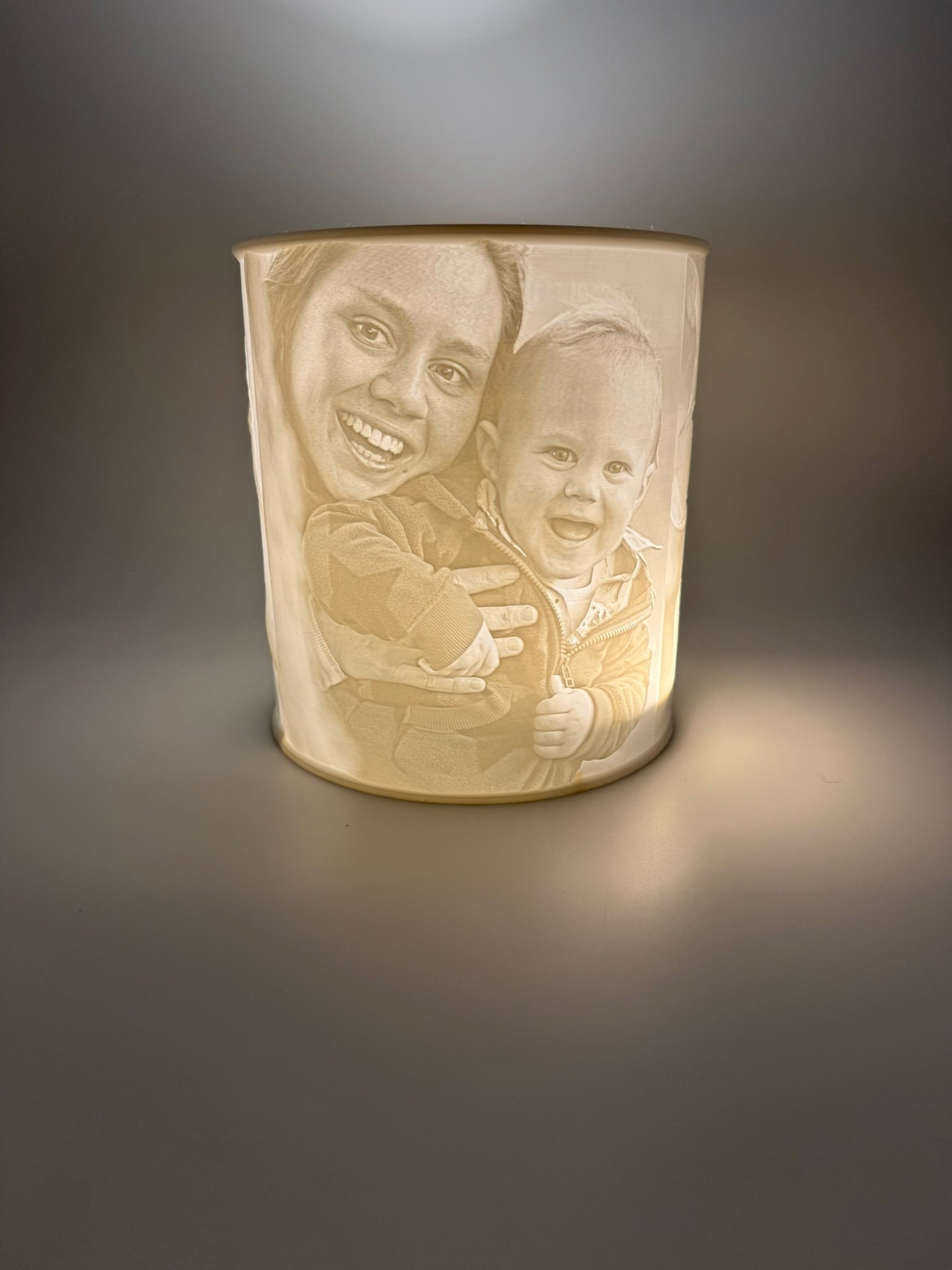 Individueller Lithophane Lampenschirm nach Maß – Perfekt für Ihre Lampe