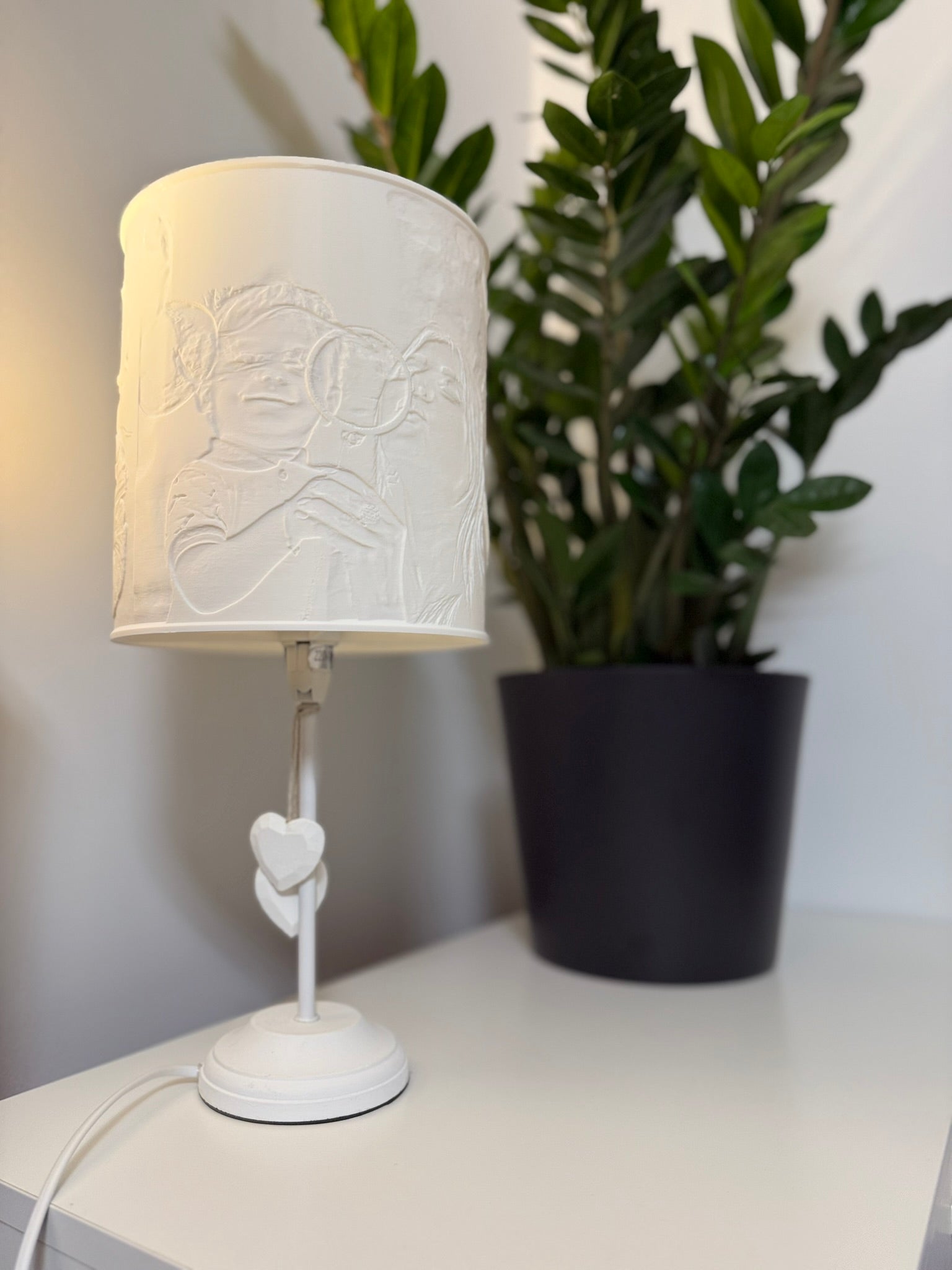 Individuelle Stehlampe Lithophane