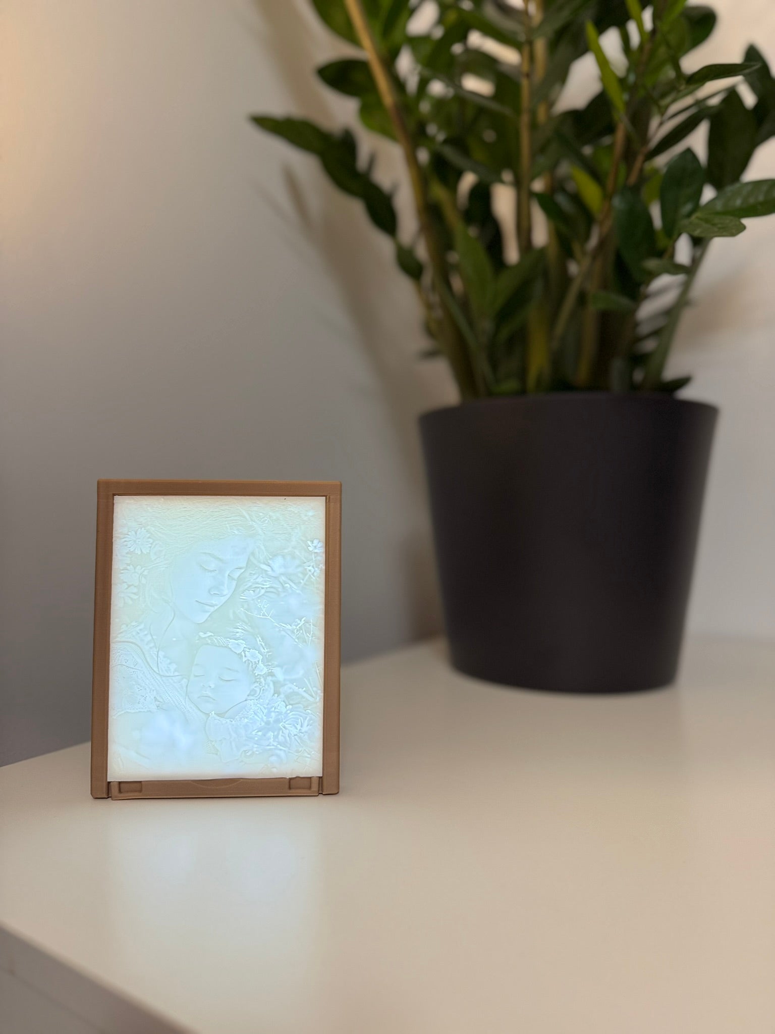 Lithophane Bild im stilvollen Rahmen