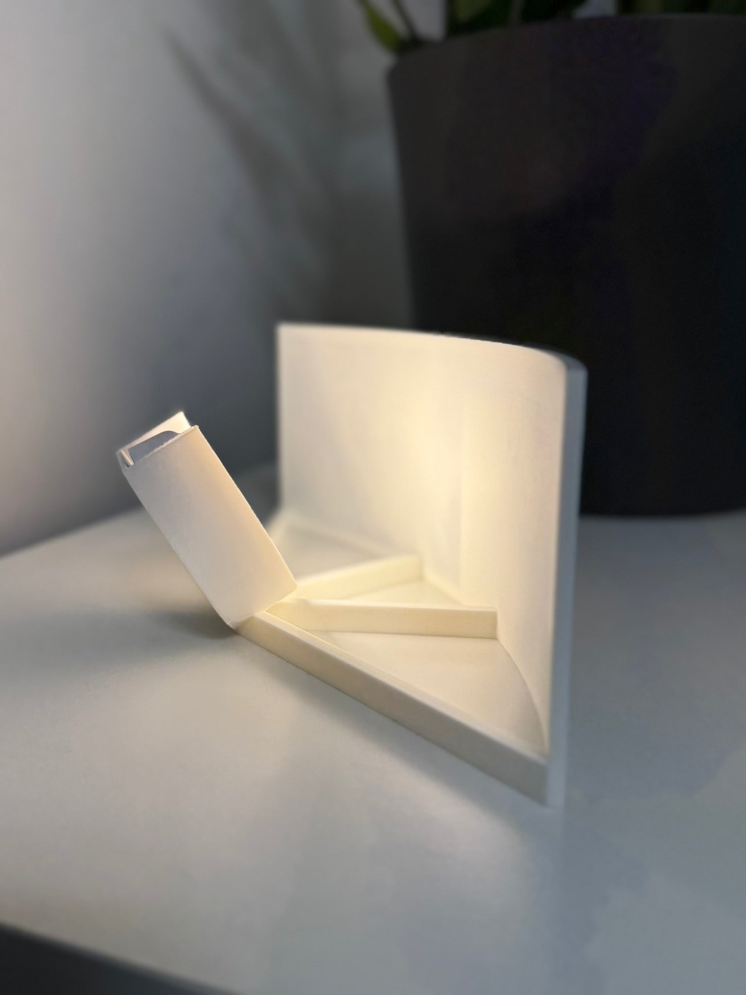 Gebogenes Lithophane Nachtlicht XL