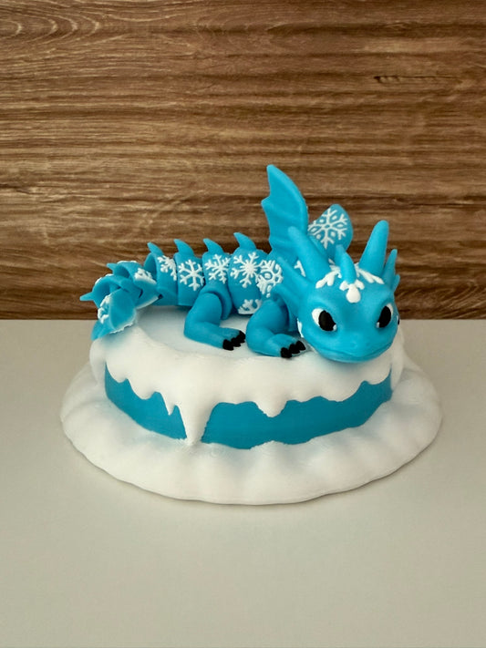 ❄️ Frostchen – Der kleine Weihnachts-Schneeflocken-Drache ❄️